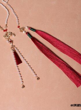 配饰项链金属宫廷百搭长款晚明