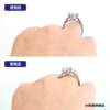 Invisible ring size adjustment large to small adjuster