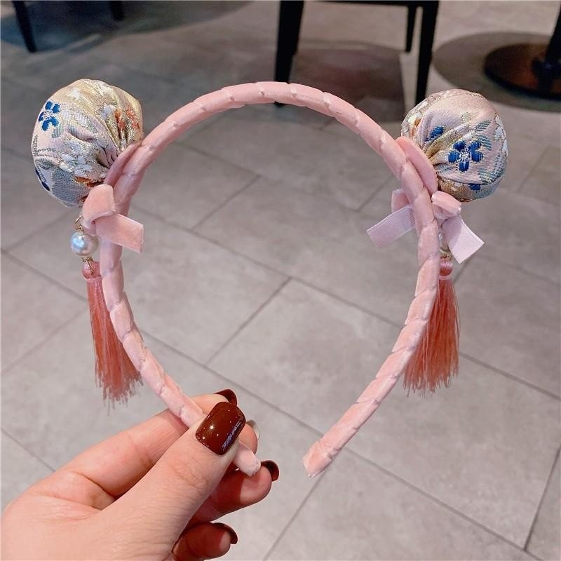 新年发箍格格女宝宝周岁礼飘带头箍新年红新年款配饰发箍中式发卡,淘宝优惠券,粉丝福利购,淘宝优惠卷