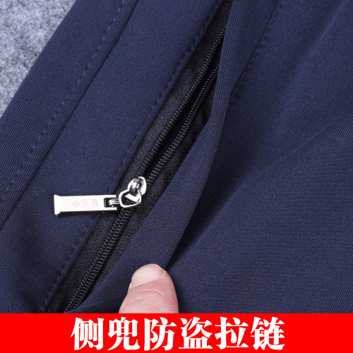春夏肥佬男裤加肥加大松紧腰特体中老年70岁80老人胖子大码爷爷裤 - 图2