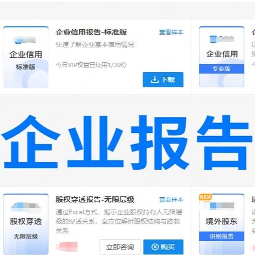 企查查专业版企业信用报告招投标信用报告股权穿透关联方认定报告 - 图3