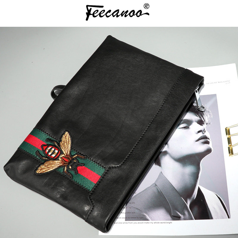 尖货推荐新款男士真皮韩版潮男包 菲卡奴男士包袋