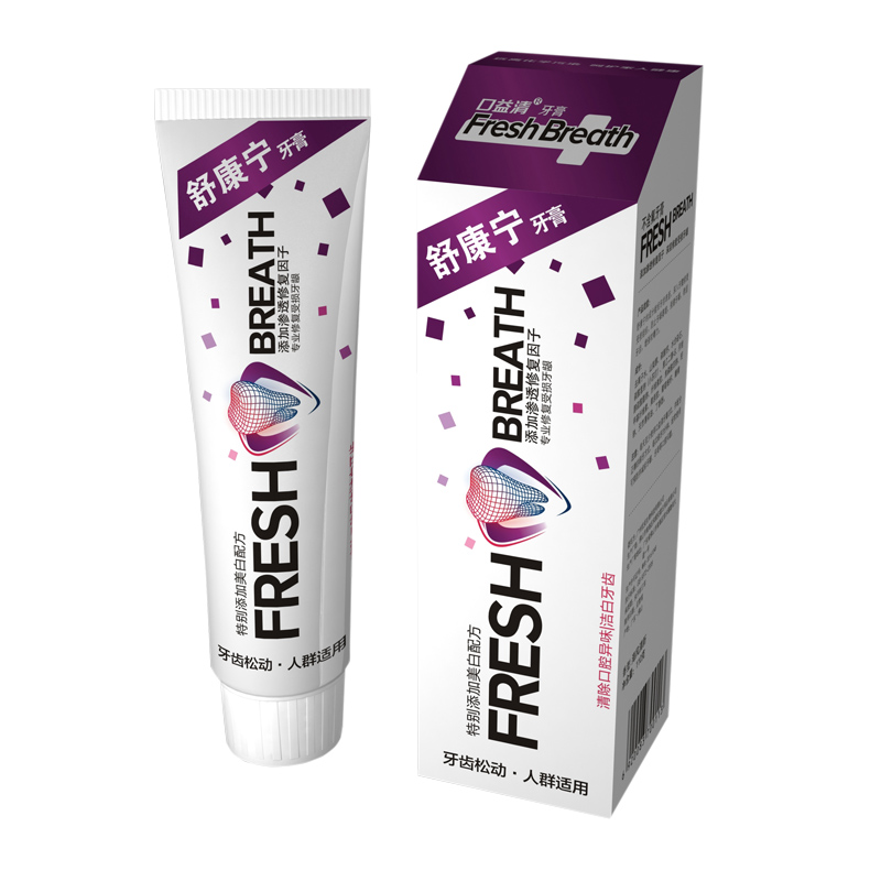 口益清舒康宁防松固齿牙膏牙齿松动强健牙龈修