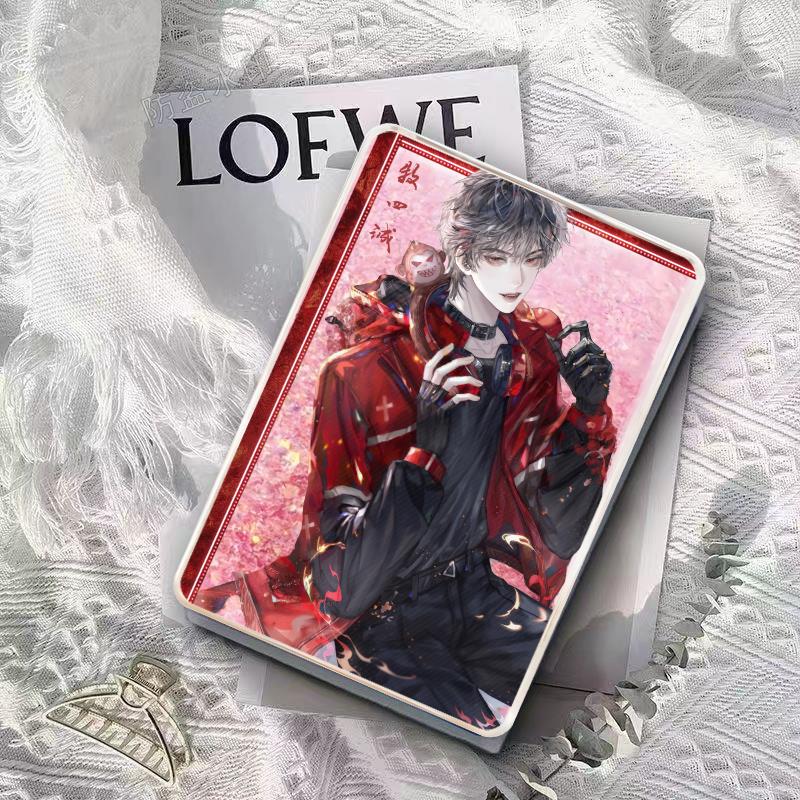 惊悚游戏流沙牧四诚麻将咕卡吧唧礼物徽章摆件立牌创意咕卡砖 - 图1