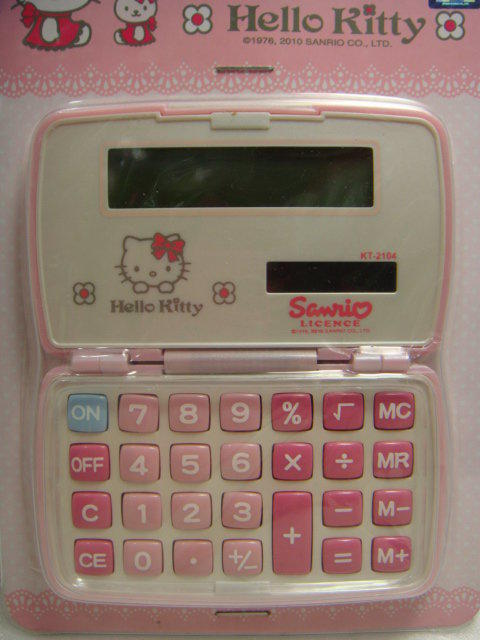 Hello Kitty 计算器 （8 位） 9x5cm - 图0