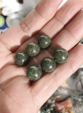 补木手链 墨绿色 长度可以调节 天然绿幽灵10毫米2025年新款