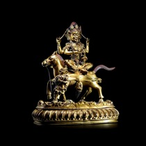 18 the 18-century bronze statue of the golden mascot the god of the law.