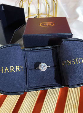 英国设计师TopWhithw钻戒新款鸽子蛋仿真戒指harryWinston仪式用