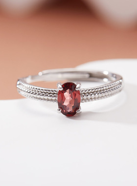 法国chrry koops925银彩宝戒指女石榴石托帕石橄榄石多款珠宝手饰