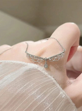 法国Chrry Koop烟花城堡蕾丝项链女小众设计高级感温柔仙气甜美