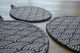 Japanese round thickened anti-scalding and insulated placemat
