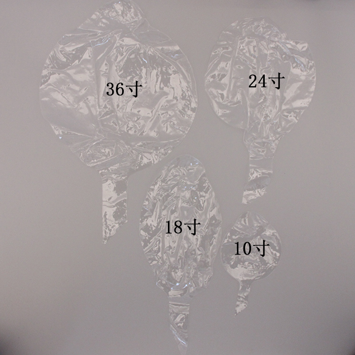10寸18寸24寸36寸耐久圆形无痕拉伸版透明波波球生日婚礼拍照布置 - 图2
