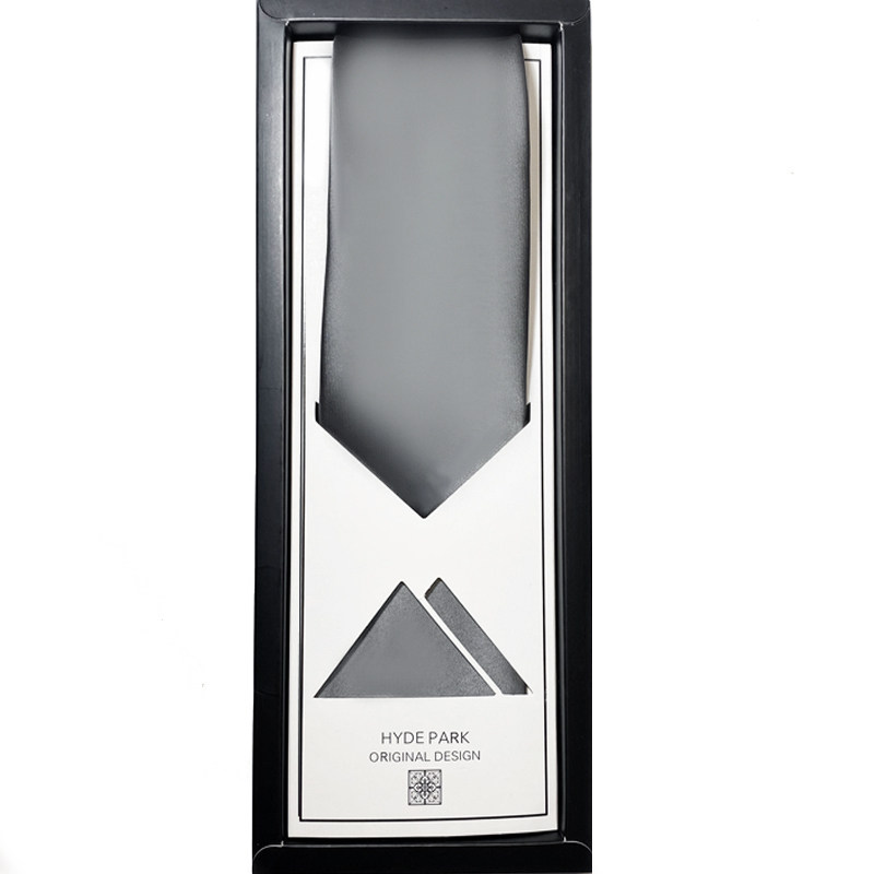 海德公园结婚婚礼新郎伴郎伴手礼盒商务高端纯色银色灰色男士领带,淘宝优惠券,粉丝福利购,淘宝优惠卷