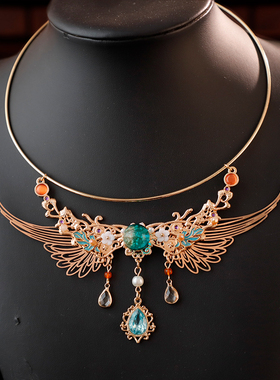 古装璎珞项圈新中式手工