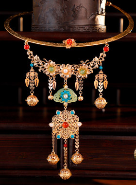 古风明制吊坠流苏项圈