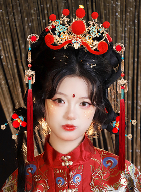 发饰组合合金复古宫廷