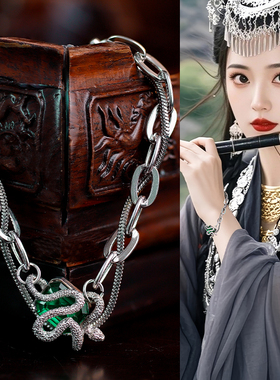 复古异域风苗疆少女手链