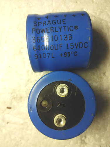 拆机正品美国思碧化工 SPRAGUE 36DE系列 15V 64000UF 螺丝脚电容 - 图0