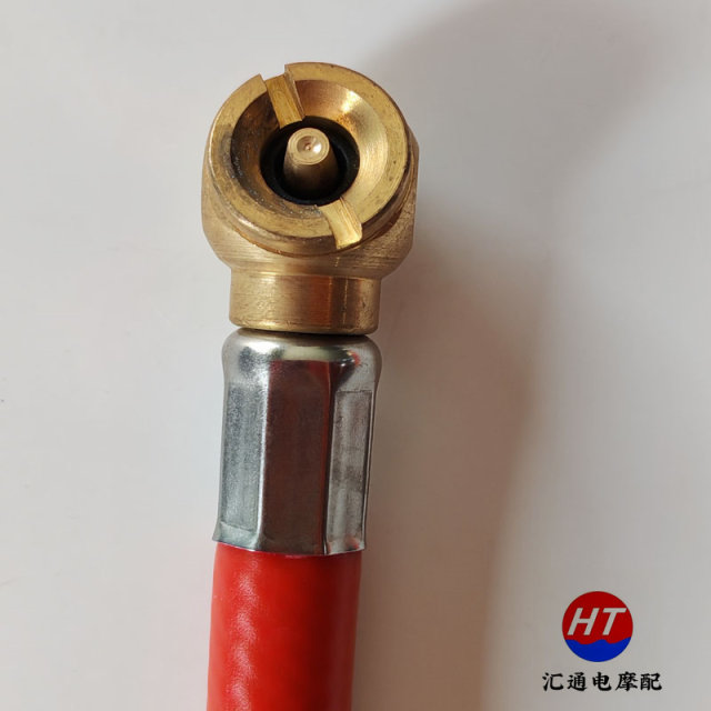 Tire air pump inflating head ທອງແດງຮອບ inflating ຫົວ