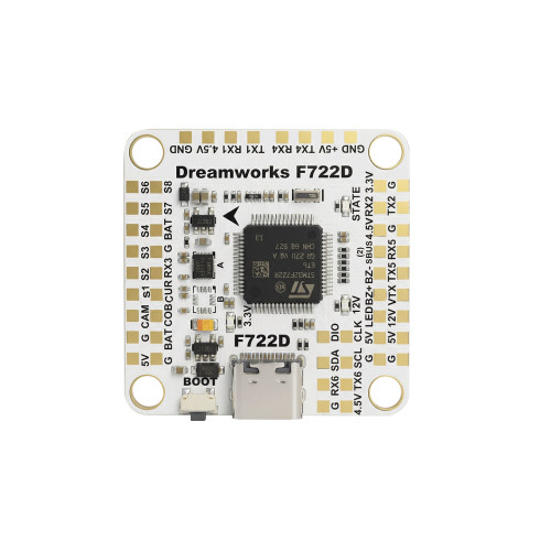 FPV穿越机 MGC F722 55A四合一电调32bit 128k刷新大焊盘飞控 - 图3