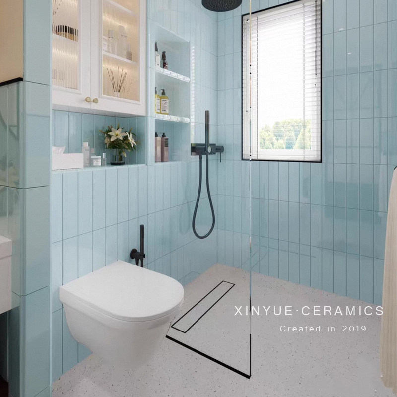 佛山彩色玻璃瓷砖卫生间背景墙瓷多巴胺浴室釉面砖厕所厨房墙砖,淘宝优惠券,粉丝福利购,淘宝优惠卷