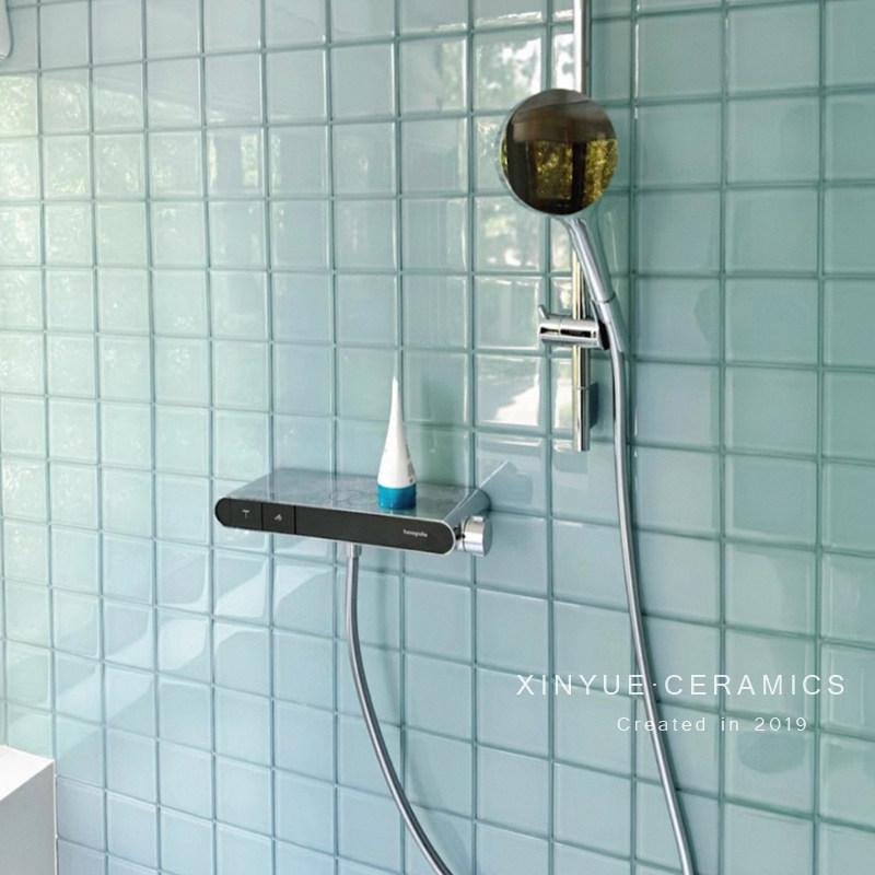 佛山彩色玻璃瓷砖卫生间背景墙瓷多巴胺浴室釉面砖厕所厨房墙砖,淘宝优惠券,粉丝福利购,淘宝优惠卷