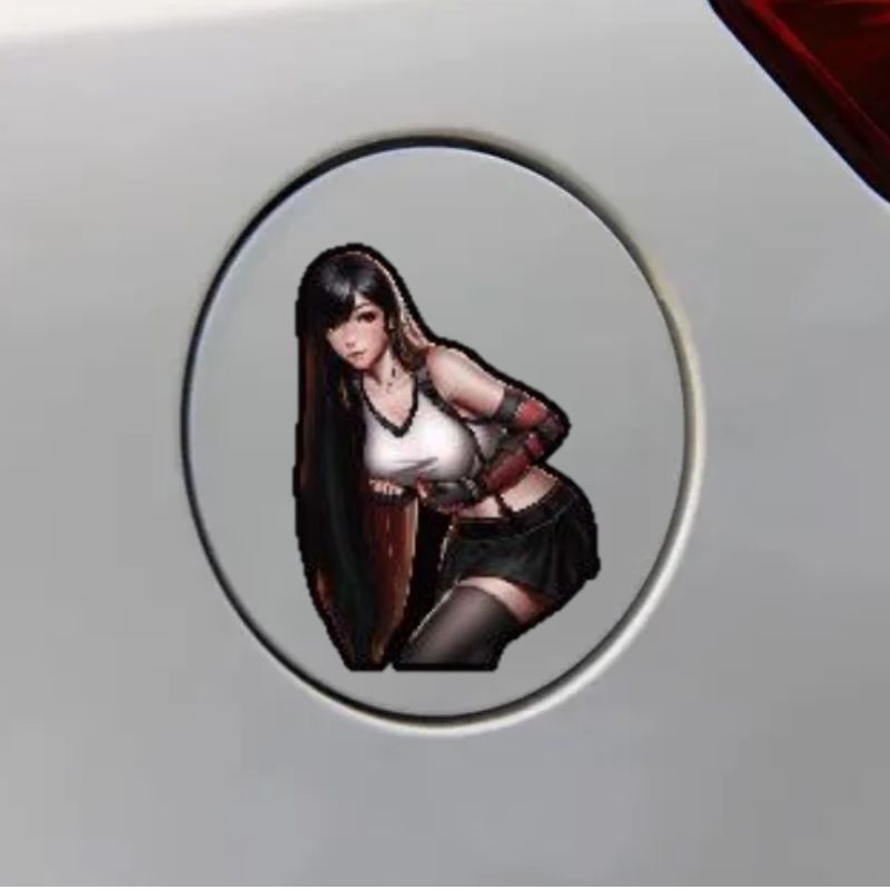 终幻想蒂法·洛克哈特3D渐变动态幻术车贴纸Tifa LockhartTifa - 图3