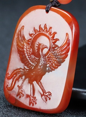 墨雨轩男女款南红玛瑙原石雕刻