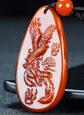 墨雨轩男女南红玛瑙原石雕刻