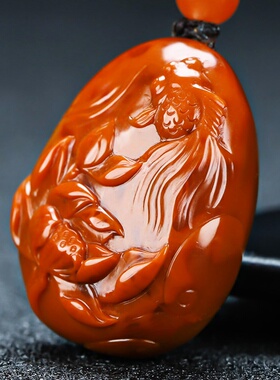 墨雨轩男女南红玛瑙原石雕刻