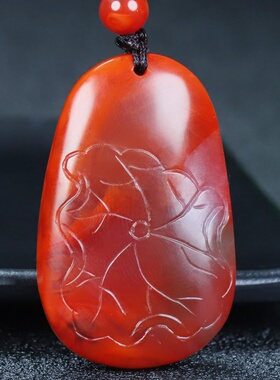 墨雨轩男女南红玛瑙原石雕刻