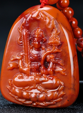 墨雨轩男女款南红玛瑙原石雕刻