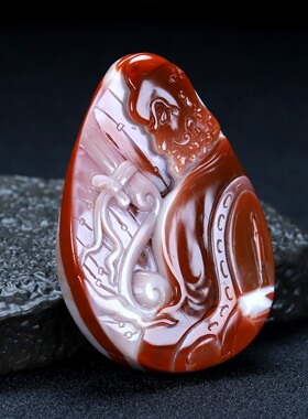 天然原石挂坠男女款凉山南红玛瑙