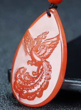 墨雨轩男女南红玛瑙原石雕刻