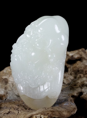 白玉籽料达摩悟道风一念之间吊坠