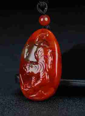 墨雨轩男女款南红玛瑙原石雕刻