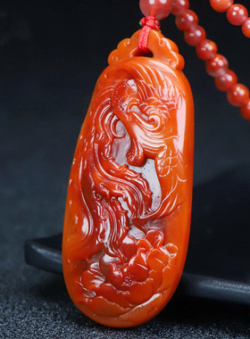 墨雨轩男女款南红玛瑙原石雕刻