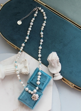 黄铜镀金珍珠女海边度假风