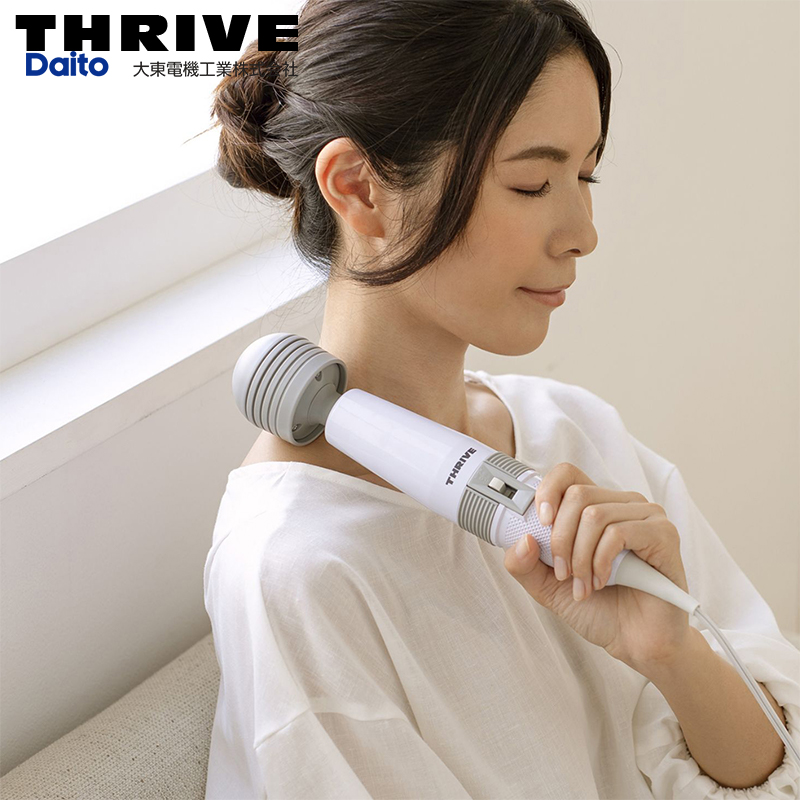 日本大东电机THRIVE按摩器100v电压手持款震动按摩棒MD-01 MD-013