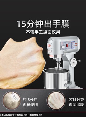 力丰b15B20搅拌机商用和面机强力打蛋机揉面粉馅料厨师奶油鲜奶机