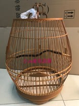 Long Tail Four Happy Cage Waist Drum Cage Magpie Robin Cage Clear Distant Cage Old Bamboo Cage Vietnamese Caged Wood Rack Cost Recommendation