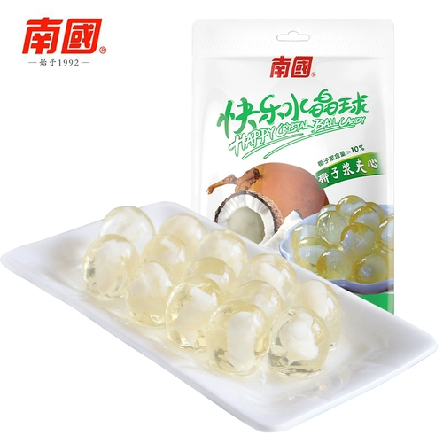南国 Hainan Specialty Happy Crystal Ball 200g слегка сладкий кокосовый вкус сетевая сеть красные фрукты, товарищи из конфеты закуски конфеты