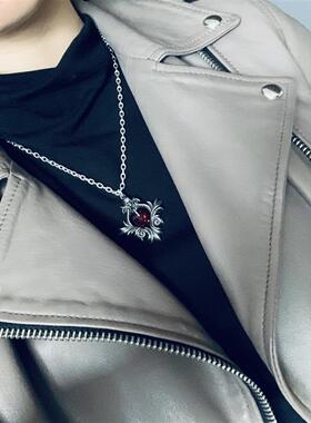 ALCHEMY朋克骷髅头女白锡