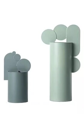 现代极简绿色系列器皿花器摆件