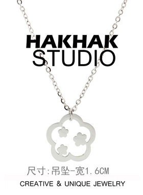 洗澡戴不掉色钛钢项链女轻奢小众设计高级感新款潮锁骨链颈链简约