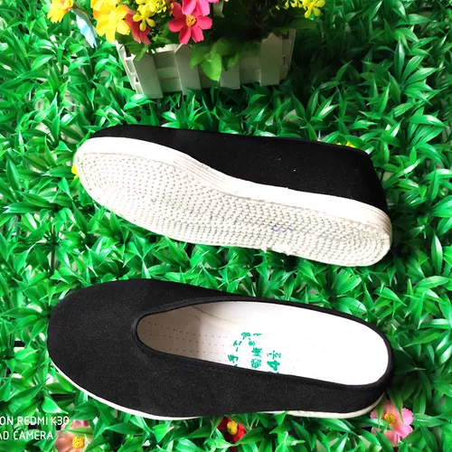 Бесплатная доставка мужская одиночная обувь тысячи слоев черной тканевой обуви старые пекинские мужчины и женщины