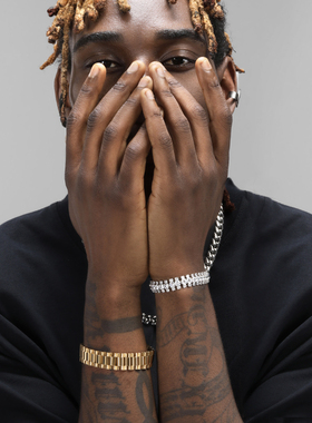 GRGR满钻网球链手男女嘻哈