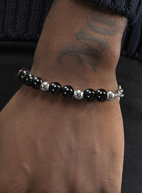 GRGR原创黑玛瑙珍珠拼接手链