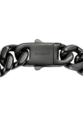 钛钢钛钢古巴手链男士嘻哈手饰