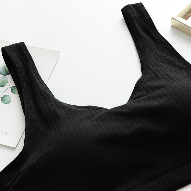 固定胸垫大码抹胸纯棉文胸一体杯哺乳睡眠内衣200斤胖mm不跑杯,淘宝优惠券,粉丝福利购,淘宝优惠卷